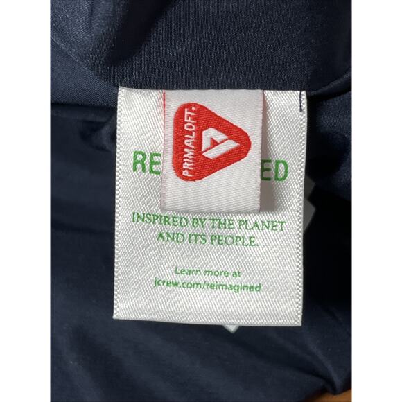 J Crew Quilted Regent Blazer Jacket PrimaLoft® XS English Saddle Brown Puffer - Picture 9 of 11